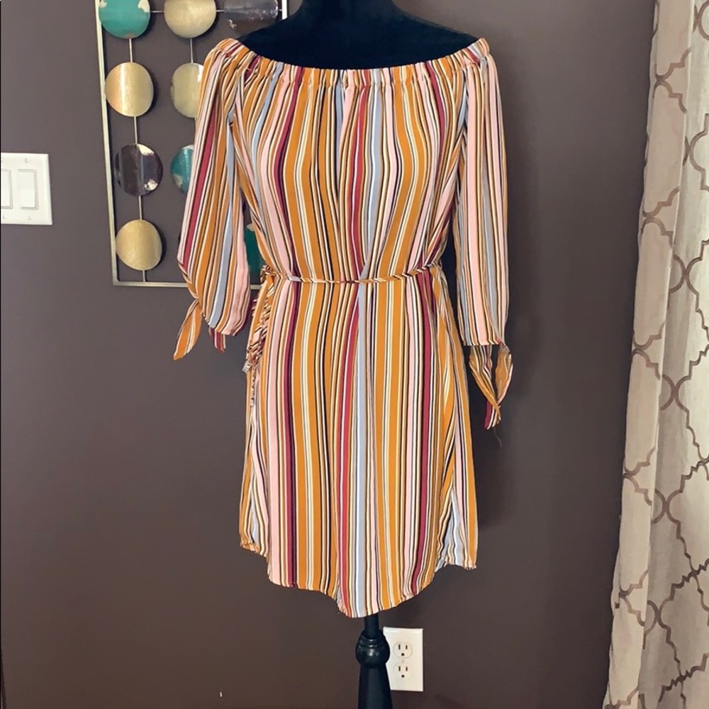 Off the shoulder dress